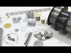 Καθαρό νικελικό σύρμα ανθεκτικό στη θέρμανση Σύρμα συγκόλλησης NP1 NP2 99,9% 99,98% 0,025 mm